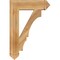 Ekena Millwork Balboa Arts & Crafts Rough Sawn Bracket, Western Red Cedar, 6"W x 26"D x 38"H BKT06X26X38BOA03RWR - alternate 4